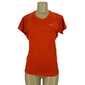 Rab US Medium Women Sonic Tee Short Sleeve Striped Crewneck ED5